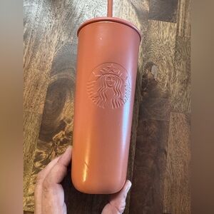 Starbucks Clay Orange Tumbler